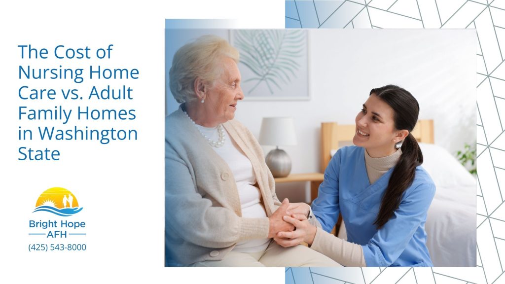 nursing home care cost in washington
